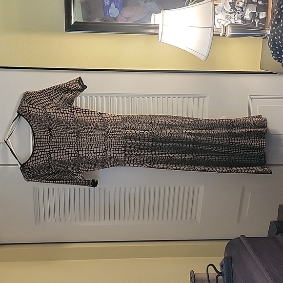 Knit sweater dress, snakeskin print, size small - Picture 5 of 5